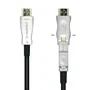 Aisens A148-0513 Cable HDMI 2.0 AOC Premium 40m, Tipo A Macho a Micro HDMI Tipo D Macho, 18Gbps 4K@60Hz HDR10 ARC, Fibra Óptica/Cobre, Incluye Adaptador