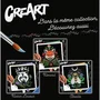 Ravensburger CreArt Kit de dibujo Zorro - Pixie Cold Edition - 20x20cm