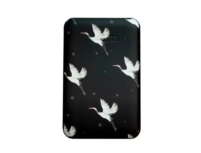 Wondee Batería externa inalámbrica 5.000 mAh con estampado de cigüeñas Wondee Batería externa inalámbrica 5.000 mAh con estampado de cigüeñas