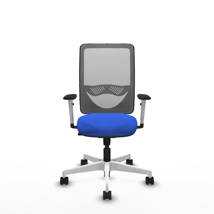 PIQUERAS Y CRESPO Silla de oficina Zulema con mecanismo Sincro, Azul y Gris PIQUERAS Y CRESPO Silla de oficina Zulema con mecanismo Sincro, Azul y Gris