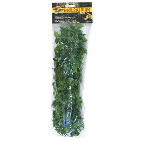 ZooMed Planta de Plástico Grande para Reptiles Natural Bush Plastic Plants, Ideal para Esconderse y Descansar