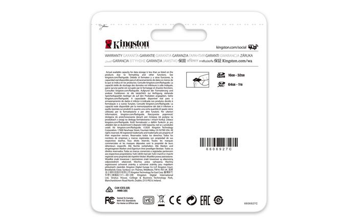 Kingston Canvas Go! Plus 64GB microSDXC U3 V30 A2 con Adaptador SD