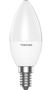 Toshiba Bombilla LED Essential, E14, 4.7W, 2700K, Blanco Cálido, Forma C37