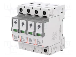 LEGRAND Limitador de sobretensiones Tipo 2 4 polos 20kA 320VAC IP20
