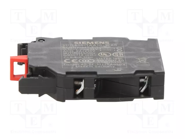 Siemens 3SU14001AA101EA0 Módulo de contacto con 2 elementos de conmutación Siemens 3SU14001AA101EA0 Módulo de contacto con 2 elementos de conmutación