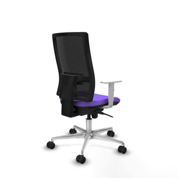 PIQUERAS Y CRESPO Silla de oficina Horna con mecanismo Sincro, Lila y Negro PIQUERAS Y CRESPO Silla de oficina Horna con mecanismo Sincro, Lila y Negro