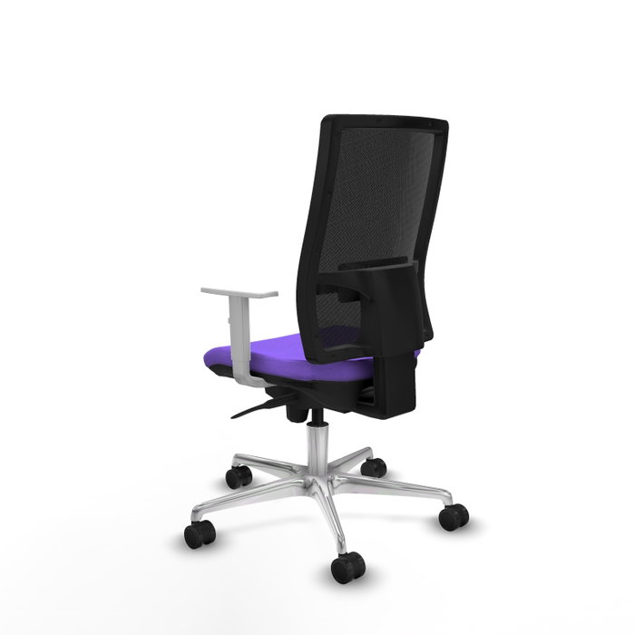 PIQUERAS Y CRESPO Silla de oficina Horna con mecanismo Sincro, Lila y Negro PIQUERAS Y CRESPO Silla de oficina Horna con mecanismo Sincro, Lila y Negro