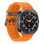 SAMSUNG Galaxy Watch Ultra LTE 47 mm Titanio Gris con Banda Naranja