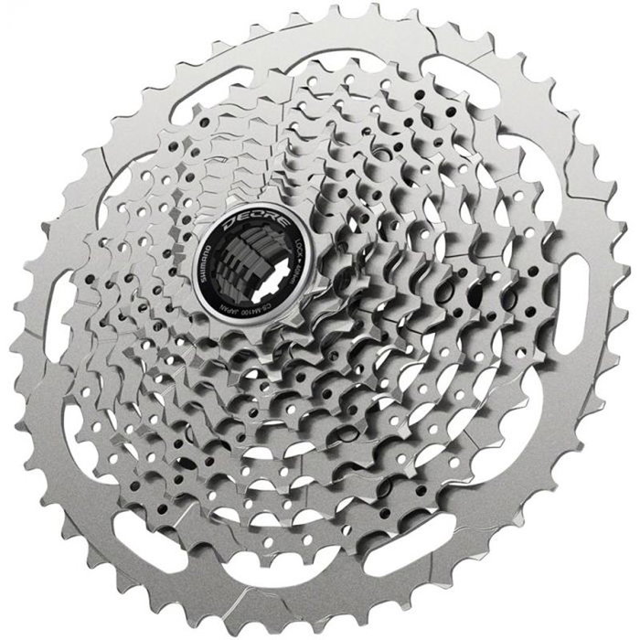 Shimano Deore CS-M4100 Cassette Hyperglide 10V Plata 11-46 Shimano Deore CS-M4100 Cassette Hyperglide 10V Plata 11-46