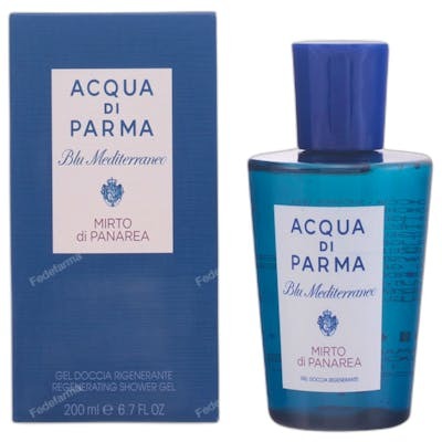 Acqua Di Parma Blu Mediterraneo Mirto di Panarea Gel de Baño Regenerante Acqua Di Parma Blu Mediterraneo Mirto di Panarea Gel de Baño Regenerante