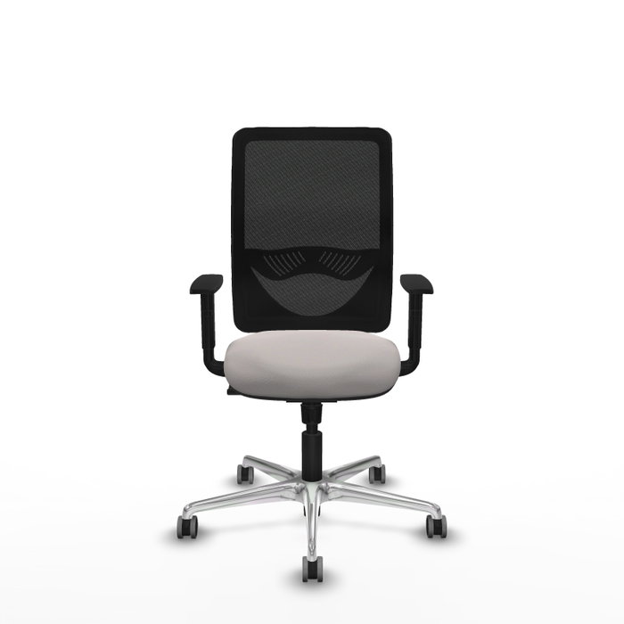 PIQUERAS Y CRESPO Silla de oficina Zulema con mecanismo Sincro, Blanco y Negro PIQUERAS Y CRESPO Silla de oficina Zulema con mecanismo Sincro, Blanco y Negro