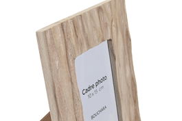 DKD Home Decor Marco de Fotos 10x15 Boho Natural Madera Hecho a Mano (6 Unidades) 24 x 19 cm