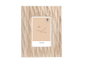 DKD Home Decor Set de 6 Marcos de Fotos de Madera Natural 19x2x24 cm