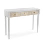 Versa Consola Eclipsia 3 Cajones Minimalista 31x80x101 cm Madera MDF con Vinilo Mármol