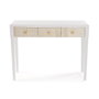 Versa Consola Eclipsia 3 Cajones Minimalista 31x80x101 cm Madera MDF con Vinilo Mármol