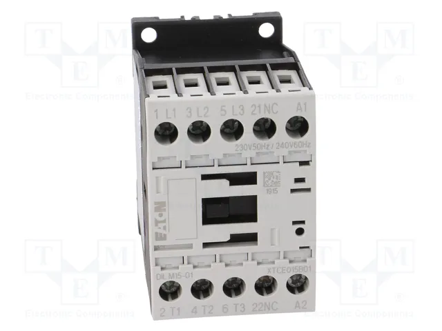 Eaton DILM15-01 Contactor 7,5kW 400V AC3 230V/240V