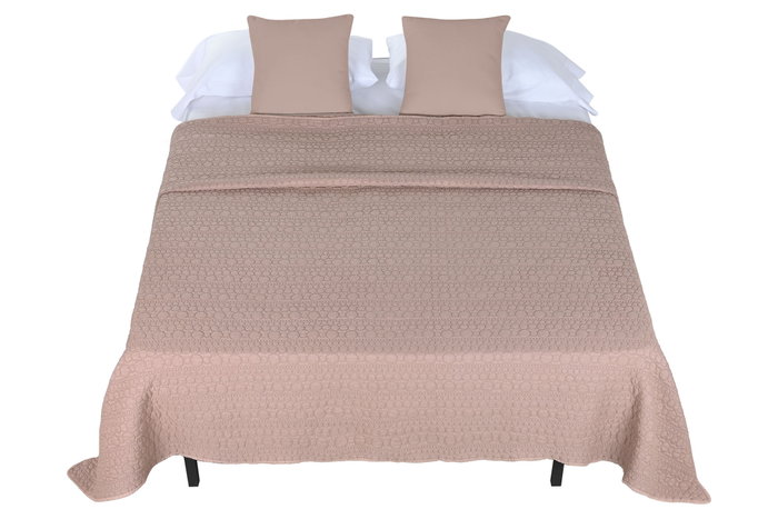 DKD Home Decor Linen collection 1c24 Colcha Malva 260 x 240 cm