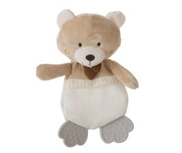 Creaciones Llopis Dou-Dou Activity Sonajero Oso Beig 22cm Poliéster