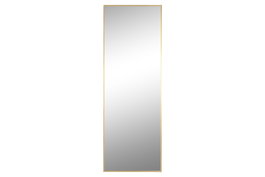 DKD Home Decor Espejo de Hierro y Cristal Dorado 70x3,5x200 cm