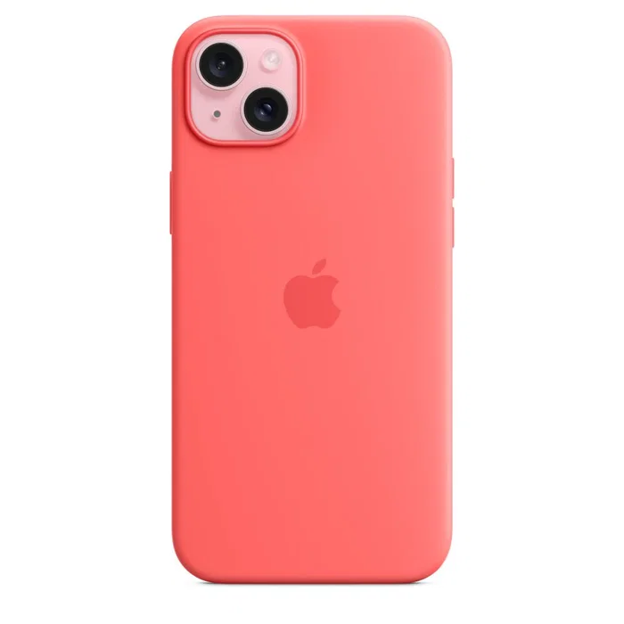 Apple MT163ZM/A Funda para iPhone 15 Plus (6.7") de Silicona Color Rosa Compatible con MagSafe Apple MT163ZM/A Funda para iPhone 15 Plus (6.7") de Silicona Color Rosa Compatible con MagSafe