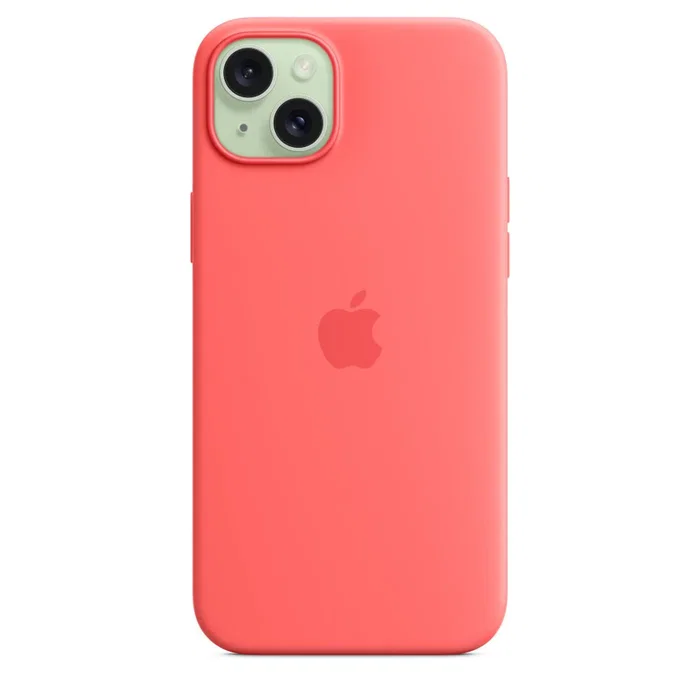Apple MT163ZM/A Funda para iPhone 15 Plus (6.7") de Silicona Color Rosa Compatible con MagSafe Apple MT163ZM/A Funda para iPhone 15 Plus (6.7") de Silicona Color Rosa Compatible con MagSafe