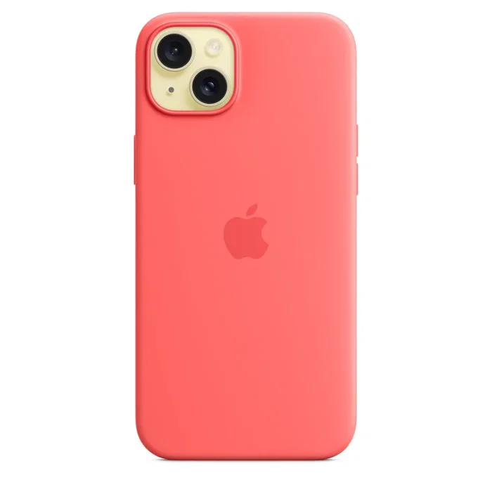Apple MT163ZM/A Funda para iPhone 15 Plus (6.7") de Silicona Color Rosa Compatible con MagSafe Apple MT163ZM/A Funda para iPhone 15 Plus (6.7") de Silicona Color Rosa Compatible con MagSafe