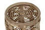 DKD Home Decor Mesita Auxiliar Balines Ratán Natural 35 x 35 x 45 cm