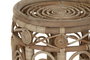 DKD Home Decor Mesita Auxiliar Balines Ratán Natural 35 x 35 x 45 cm