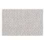 Alfombra Gris-Blanco Poliester-Algodón 120 X 180 cm