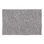 Alfombra Gris-Blanco Poliester-Algodón 120 X 180 cm