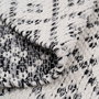Alfombra Gris-Blanco Poliester-Algodón 120 X 180 cm