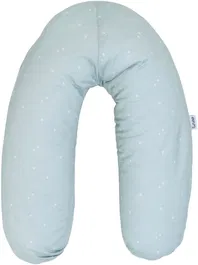 Tineo TIN3275052061614 Almohada de Maternidad de Algodón Verde Agua Estrellas