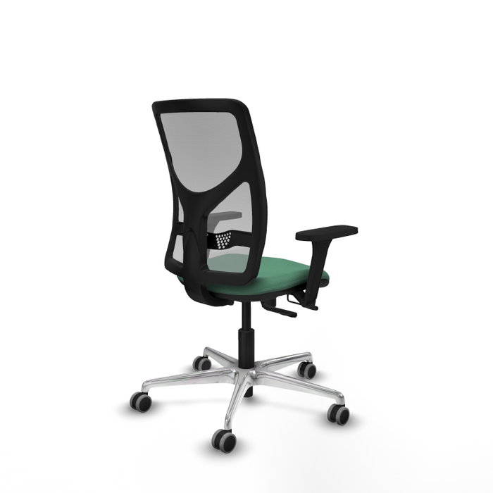 PIQUERAS Y CRESPO Silla de oficina Motilla con mecanismo Sincro/Traslack, Verde esmeralda y Gris PIQUERAS Y CRESPO Silla de oficina Motilla con mecanismo Sincro/Traslack, Verde esmeralda y Gris