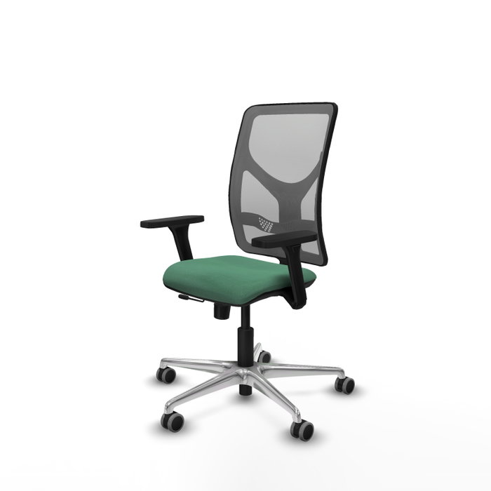 PIQUERAS Y CRESPO Silla de oficina Motilla con mecanismo Sincro/Traslack, Verde esmeralda y Gris PIQUERAS Y CRESPO Silla de oficina Motilla con mecanismo Sincro/Traslack, Verde esmeralda y Gris