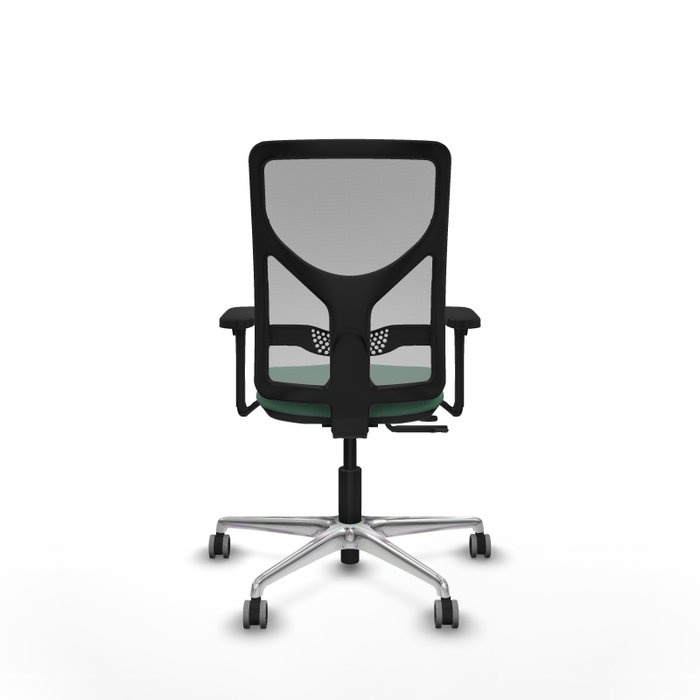 PIQUERAS Y CRESPO Silla de oficina Motilla con mecanismo Sincro/Traslack, Verde esmeralda y Gris PIQUERAS Y CRESPO Silla de oficina Motilla con mecanismo Sincro/Traslack, Verde esmeralda y Gris