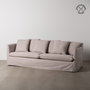 Sofá Taupe Tejido Salón 237 X 91 X 78 cm