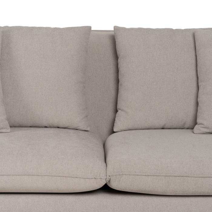 Sofá Taupe Tejido Salón 237 X 91 X 78 cm