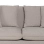 Sofá Taupe Tejido Salón 237 X 91 X 78 cm