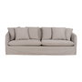 Sofá Taupe Tejido Salón 237 X 91 X 78 cm
