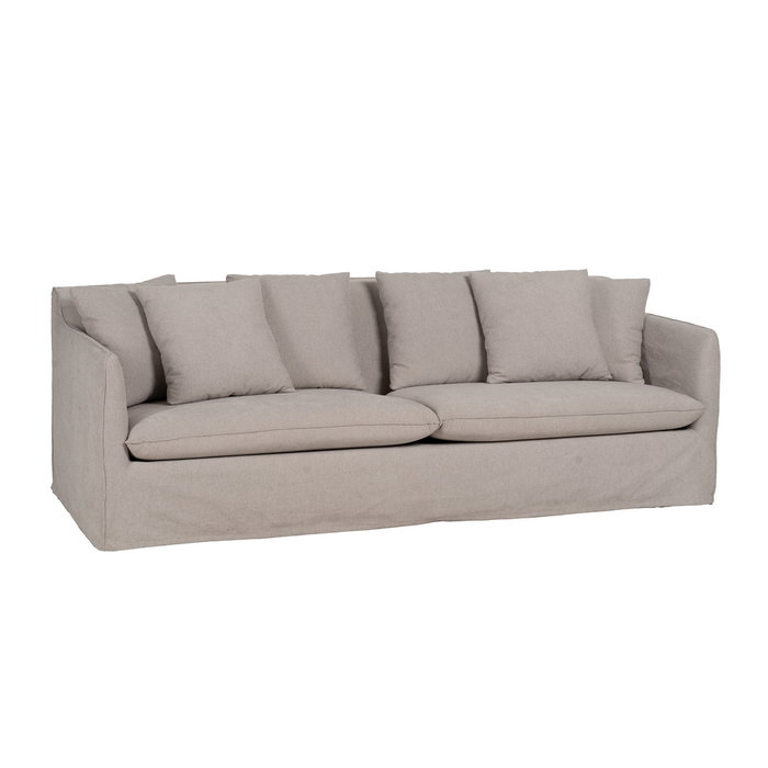 Sofá Taupe Tejido Salón 237 X 91 X 78 cm