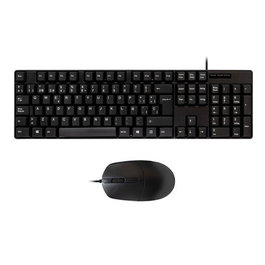 UNYKA UK50545 Combo Teclado y Ratón USB Negro Teclado Español 105 Teclas Ratón Óptico 1200 DPI