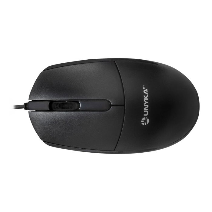 UNYKA Kit Teclado y Ratón USB, Teclado de Membrana 105 Teclas Español QWERTY con Numpad y Ratón Óptico 1200 DPI Ambidiestro, Negro UK50545 UNYKA Kit Teclado y Ratón USB, Teclado de Membrana 105 Teclas Español QWERTY con Numpad y Ratón Óptico 1200 DPI Ambidiestro, Negro UK50545