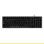 UNYKA Kit Teclado y Ratón USB, Teclado de Membrana 105 Teclas Español QWERTY con Numpad y Ratón Óptico 1200 DPI Ambidiestro, Negro UK50545