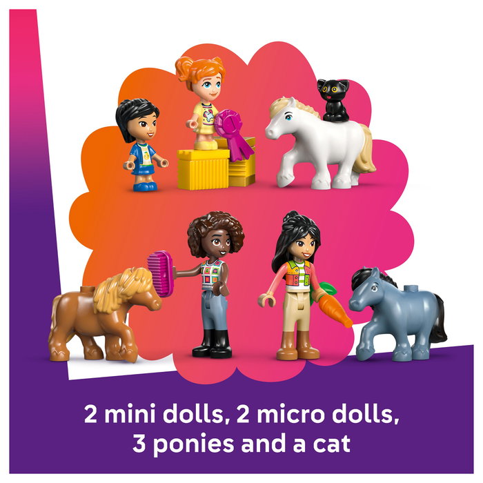 LEGO Friends Rancho de ponis y establos, 727 piezas