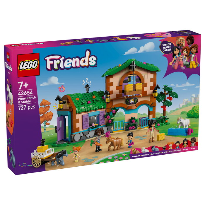 LEGO Friends Rancho de ponis y establos, 727 piezas