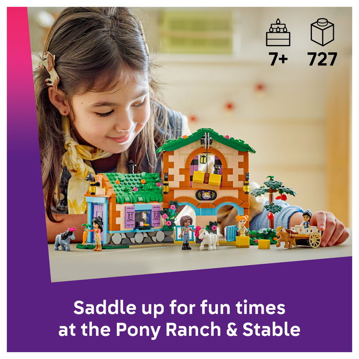 LEGO Friends Rancho de ponis y establos, 727 piezas