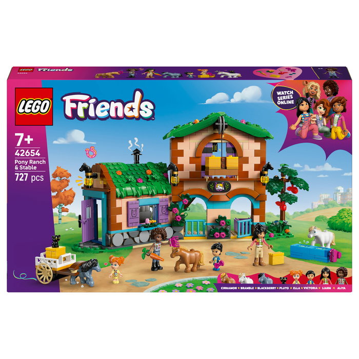 LEGO Friends Rancho de ponis y establos, 727 piezas