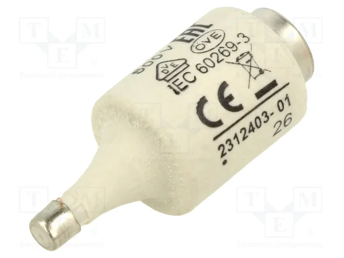ETI POLAM Fusible de cartucho DII de cerámica 6A 500V ETI POLAM Fusible de cartucho DII de cerámica 6A 500V