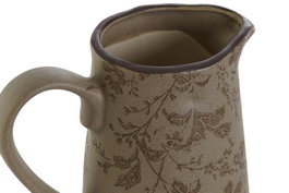 DKD Home Decor Jarra Shabby Cottage 23 Gres Marron Verde 17 x 12 x 18.5 cm