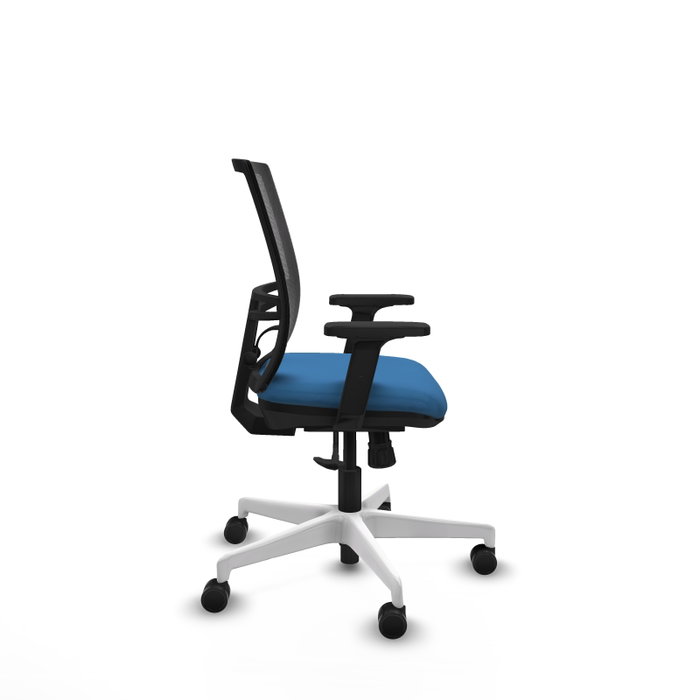 PIQUERAS Y CRESPO Silla de oficina Yunquera con mecanismo Sincro, Azul claro y Negro PIQUERAS Y CRESPO Silla de oficina Yunquera con mecanismo Sincro, Azul claro y Negro